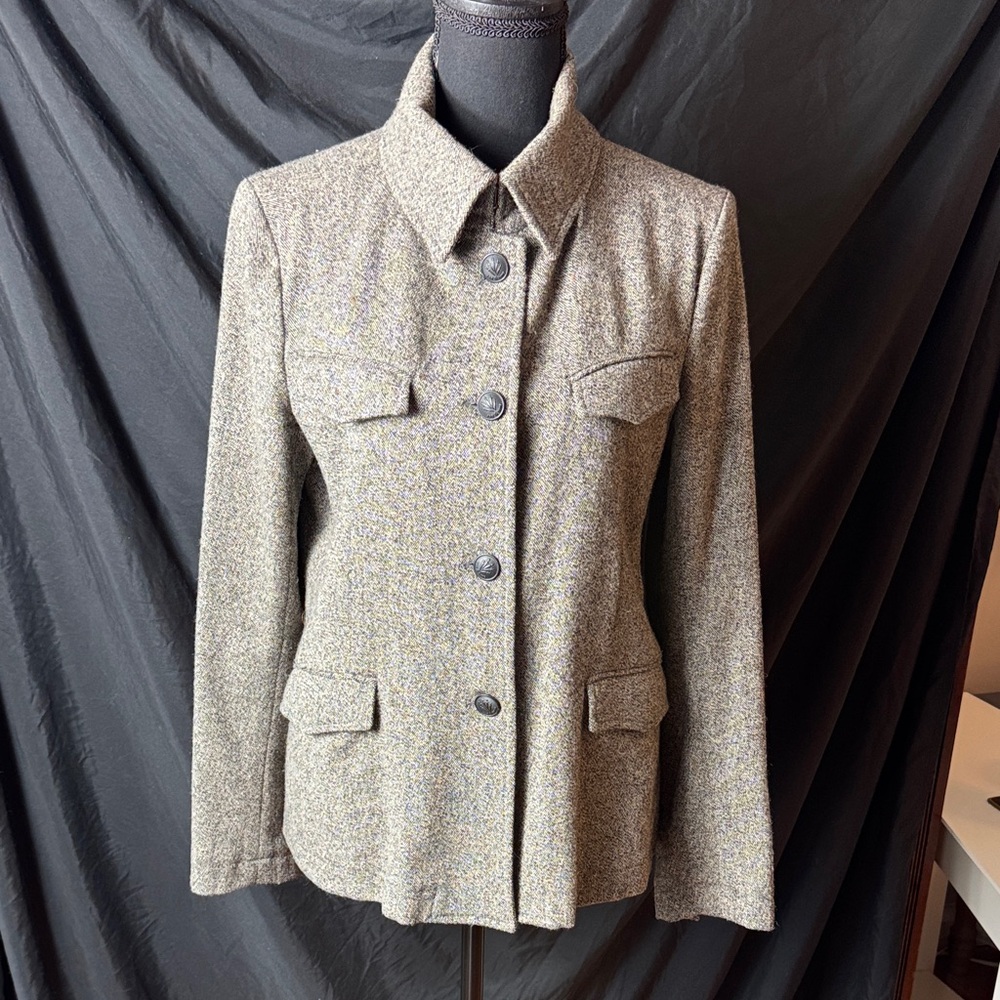 Rag & Bone Beige Tweed Blazer
